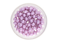 Firepolish™ / 4mm / Alabaster / Pastel Lt Rose / 40szt