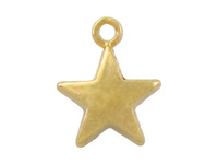 Gwiazdka / zawieszka charms / 8.5x7mm / KC Gold / 8szt