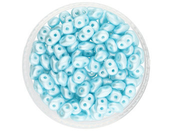 SuperDuo™ / 2.5x5mm / Pearl Coat / Azure / 10g / ~140szt