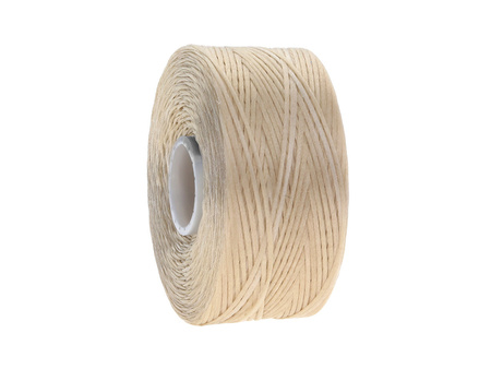 BEADSMITH™ / nić S-LON AA / nylon / Tex 35 / Sand / 68.5m