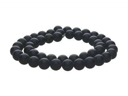 Onyks / półmat / kula / 8mm / 48szt