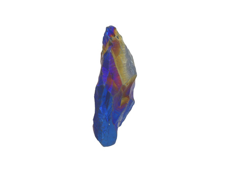 Kwarc tytanowy / grot nieregularny / 44x21x11mm / multikolor / 1szt