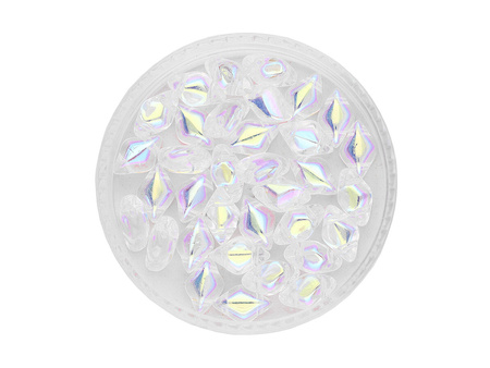 GEMDUO™ / 8x5mm / AB / Crystal / 5g / ~35szt
