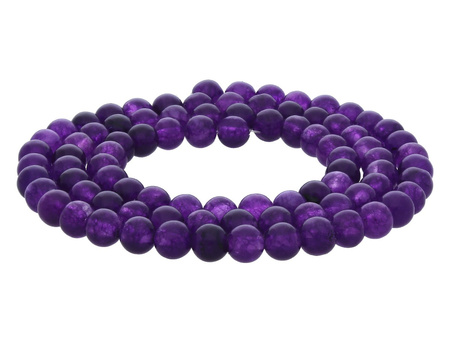 Agat / kula / 4mm / ciemny fioletowy / 95szt
