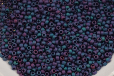 TOHO™ / Round / 11/0 / Matte-Color Iris - Blue / 10g