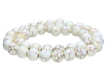 Howlit / kula / 8mm / biały / 50szt