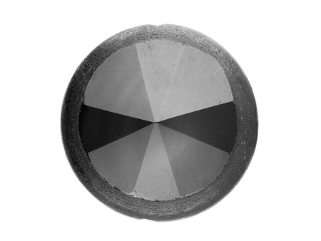 Agat / dysk fasetowany / 40x40x13mm / czarny / 1szt
