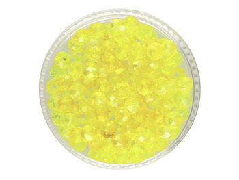 CrystaLove™ / kryształki szklane / rondelle / 2x3mm / żółty / 125szt
