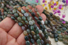 Agat indyjski / owal / 6x8mm / sznur 38cm / około 40szt