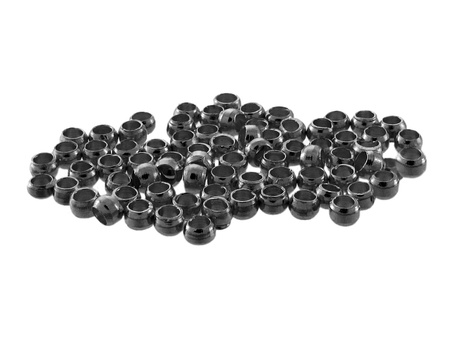 Stopery miedziane / kulka / 2.5mm / czarny / otwór 1.0mm / 200szt