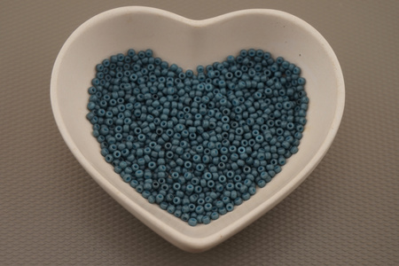TOHO™ / Round / 11/0 / Semi Glazed - Blue Turquoise / 10g / ~1100szt