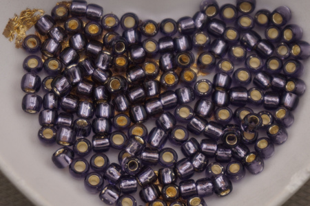 TOHO™ / Round / 6/0 / Silver-Lined Tanzanite / 10g