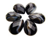 Kamień naturalny, kaboszon, onyks / szlifowany / kropla / 25x18x7mm / 1szt