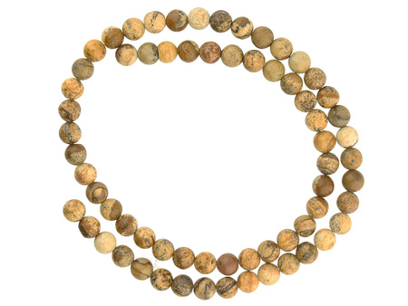 Jaspis pejzażowy / kula / 6mm / sznur / 60szt