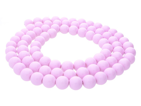 Milly™ / koraliki szklane / kula / 8mm / liliowy / otwór 1mm / 100szt