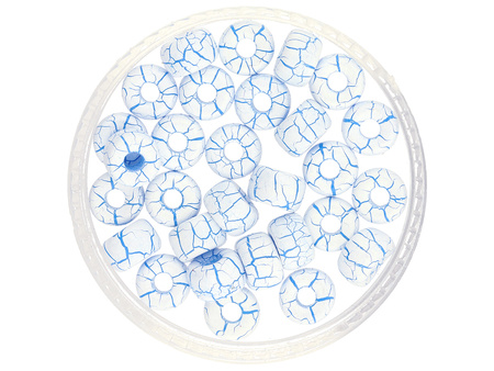 Matubo Seed Bead / 2/0 / Ionic White/Blue / 5g / ~22szt