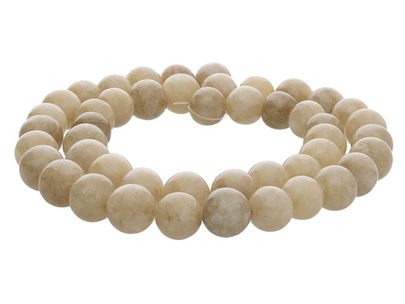 Agat / kula / 8mm / jasny orzechowy / 45szt