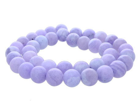 Jadeit / kula / 10mm / lawendowy / 40szt