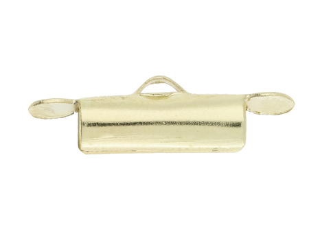 Końcówki wsuwane / slide / 13mm / KC Gold / 18szt