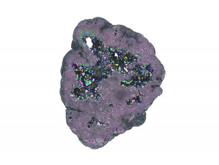 Agat druzy / plaster nieregularny / 48x42x12mm / multikolor / 1szt