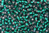 TOHO™ / Round / 8/0 / Silver-Lined Frosted Green Emerald / 10g / ~410szt