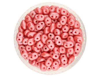 SuperDuo™ / 2.5x5mm / Powdery / Pastel Maroon / 10g / ~140szt