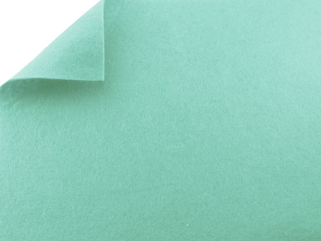 Filc poliestrowy w arkuszach, miękki dekoracyjny / jasny miętowy / 20x30cm / 1.5mm / 1szt