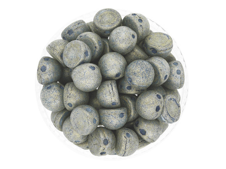 CZECHMATES™ / koraliki szklane / Cabochon / 7mm / Pacifica / Poppy Seed / 5g