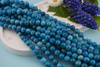 Apatyt (larimar apatite) / kula / 8mm / sznur / około 47szt