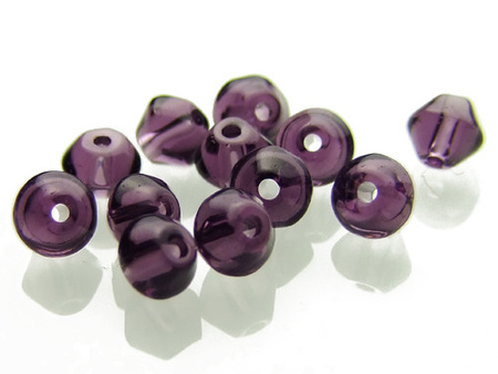 Koraliki szklane kryształki