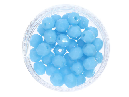 Firepolish™ / 3mm / Coral / Sky Blue / 40szt