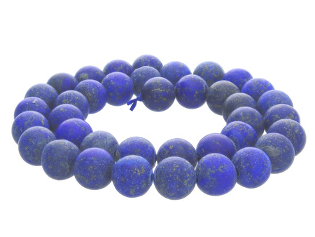 Lapis lazuli / matowy / kula / 12mm / 30szt