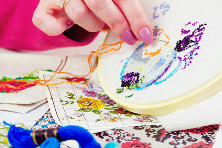 Mulina / zestaw 50 kolorów / polyester / 1 opakowanie