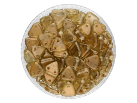 CZECHMATES™ / koraliki szklane / Triangle / 6mm / Halo / Linen / 5g