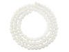 Koraliki MIST™ kula 12mm / biały, mleczny / otwór 2.2mm / 1sznur / 70 koralików