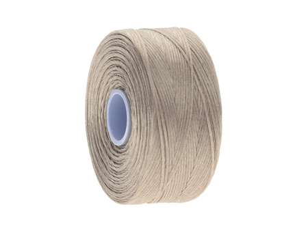 BEADSMITH™ / nić S-LON D / nylon / Tex 45 / Light Tan / 70m