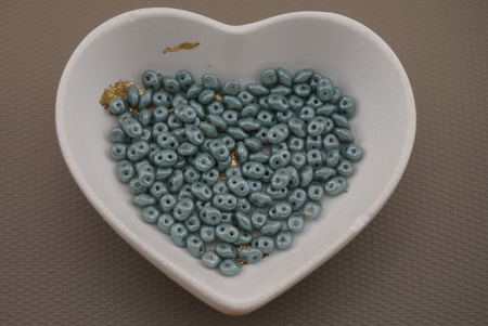 SuperDuo™ / 2.5x5mm / Luster - Green / 10g