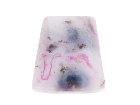 Agat / zawieszka / trapez / 20x16x6mm / fioletowy / 1szt