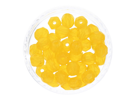 Firepolish™ / 4mm / Matte / Lemon / 40szt