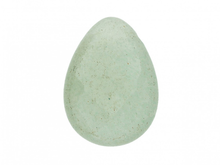 Jadeit / zawieszka / kropla płaska / fasetowana / 13x18x6.5mm / szarozielony / 1szt
