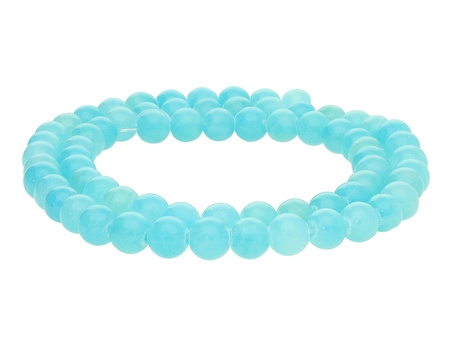 Jadeit / kula / 6mm / lazurowy / 68szt