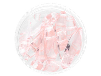 CZECHMATES™ / Daggers / 5x16mm / Transparent / Rosaline / 15szt