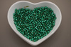 TOHO™ / Round / 8/0 / Silver-Lined Frosted Dk Peridot / 10g 