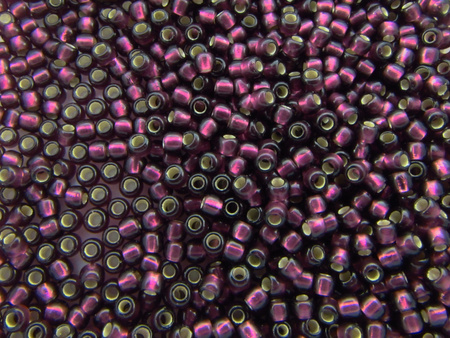 TOHO™ / Round 11/0 / Silver Lined Frosted / Amethyst / 10g / ~1100szt