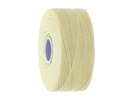 Beadsmith™ / nić S-LON D / nylon / Tex 45 / Cream / 70m