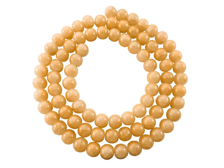 Koraliki szklane Mistic™ kula 10mm / karmelowy, beżowy / otwór 1mm / 80 koralików