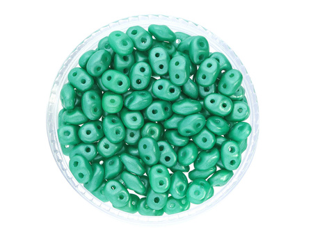 SuperDuo™ / 2.5x5mm / Pearl Shine / Mint Green / 10g / ~140szt