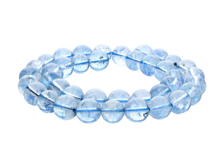 Kryształ górski / kula / 6mm / błękitny / 60szt