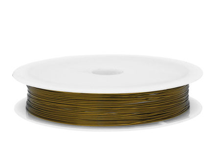 Drut jubilerski / miedziany / 1.00mm / antyczny złoty / 1.5m