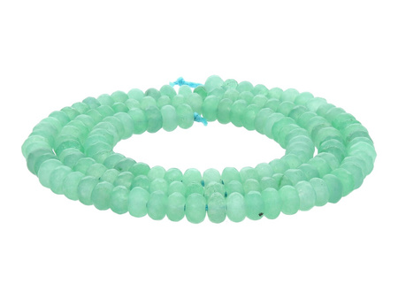 Agat / oponka fasetowana / 3x4mm / zielony / 132szt